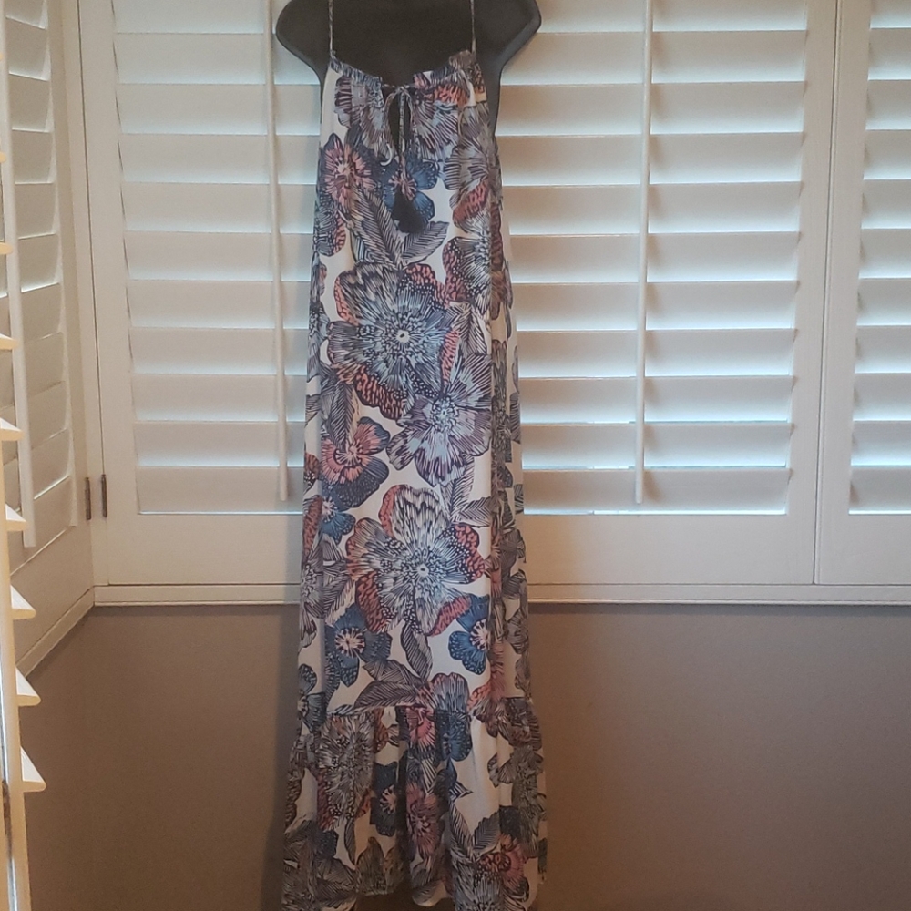 Floral maxi summer dress